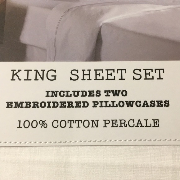 King sheet set RAE DUNN🖤 “RELAX” NWT! - Picture 4 of 11